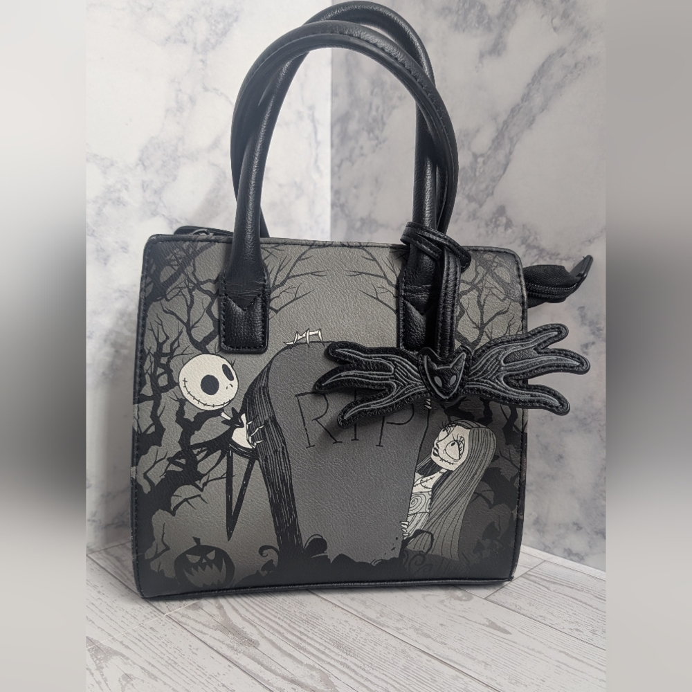 Loungfly Disney The Nightmare Before Christmas Jack And Sally Satchel
